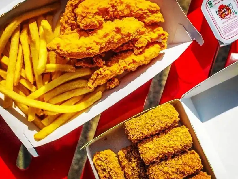 nugget, tender, and fries at Al Baik 