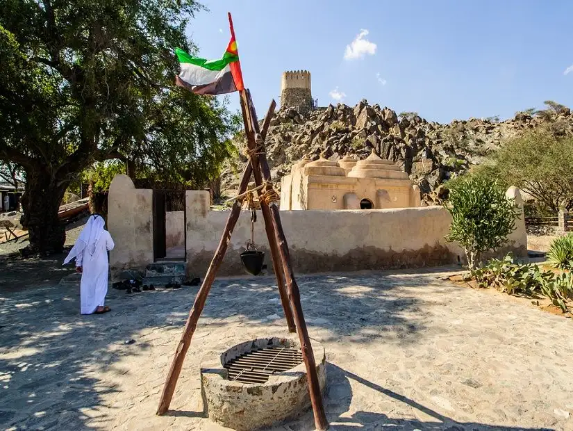 Exterior of the Al Bidya Mosque