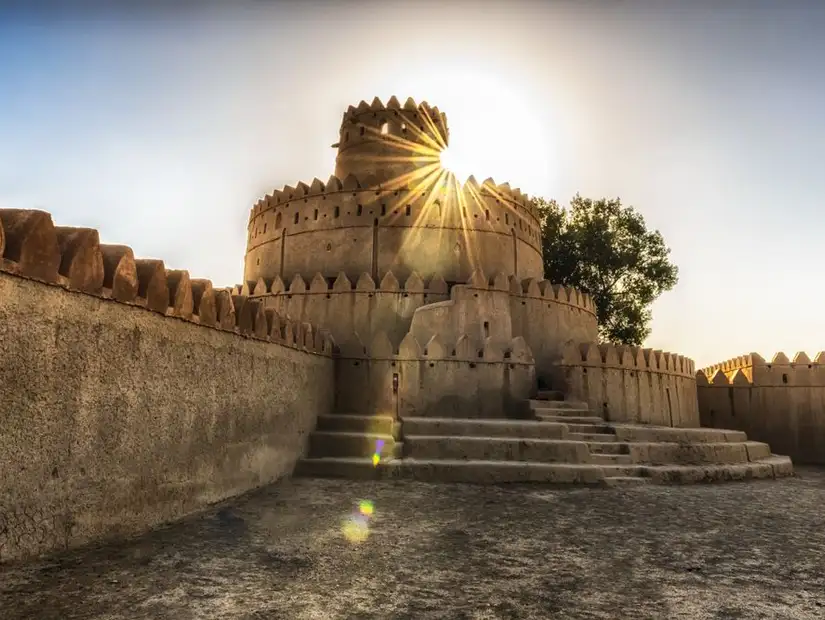 Interior of Al Jahili Fort