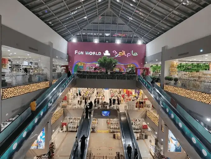 A vibrant shot of Alqarrat Complex, highlighting its colorful and family-friendly atmosphere.