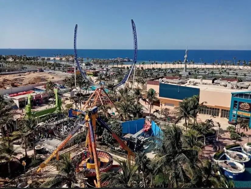 Aerial shot of the Atallah Happy Land Park