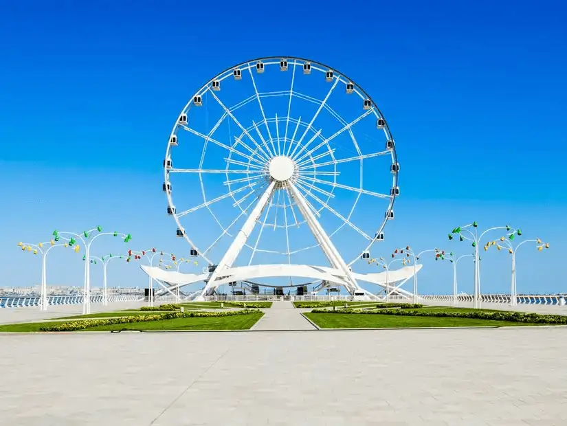 The Baku Eye offering panoramic views of the city.