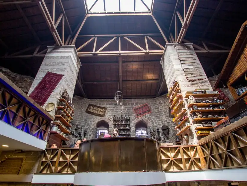 Interior of Bedesten Bazaar in Trabzon