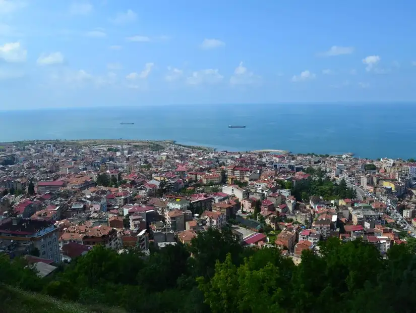 Panoramic view of Trabzon from Boztepe Observation Deck