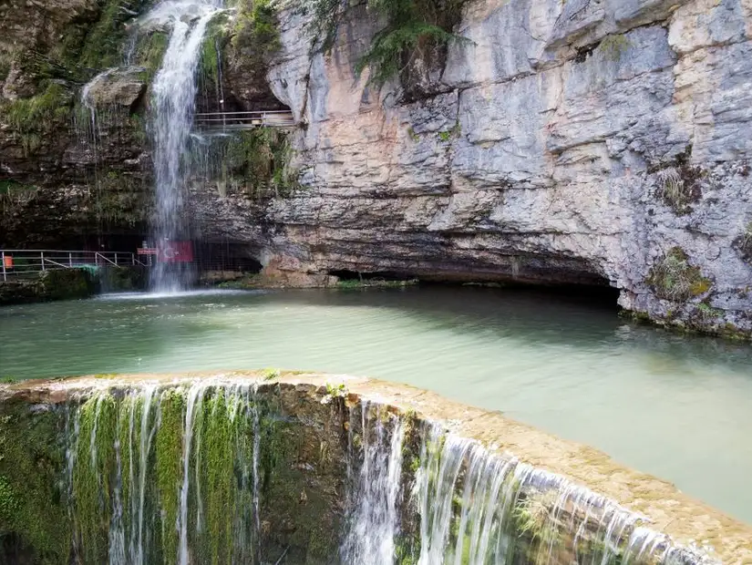 Waterfall at Cal Cave Nature Park