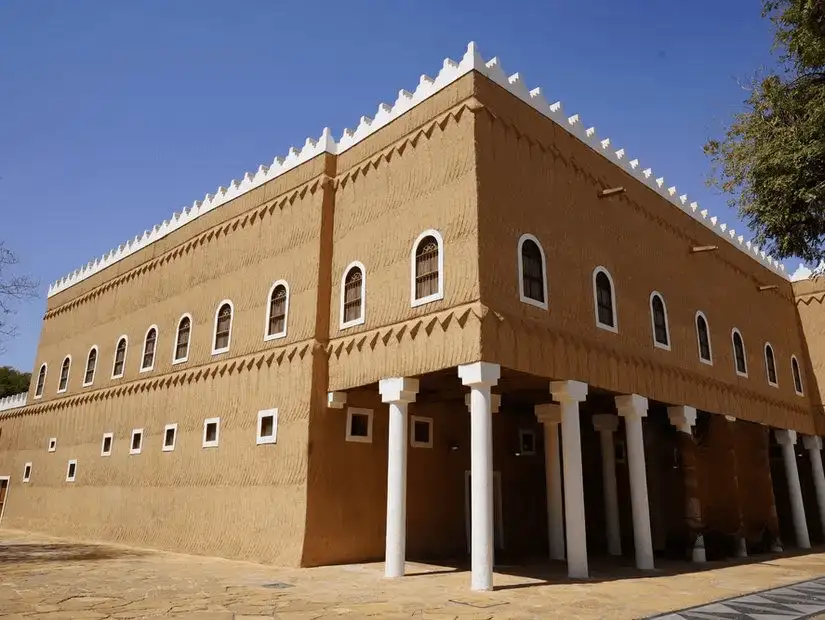 The traditional architecture of Murabba Palace, reflecting Saudi heritage.