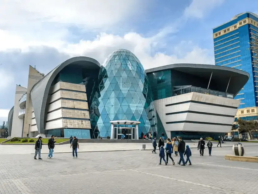 Park Boulevard Mall with its unique modern architecture.