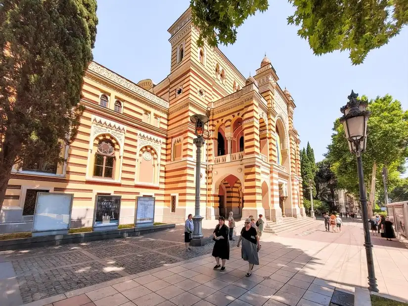 Opera and Ballet Theater of Tbilisi building on Shota Rustaveli Avenue, Tbilisi
