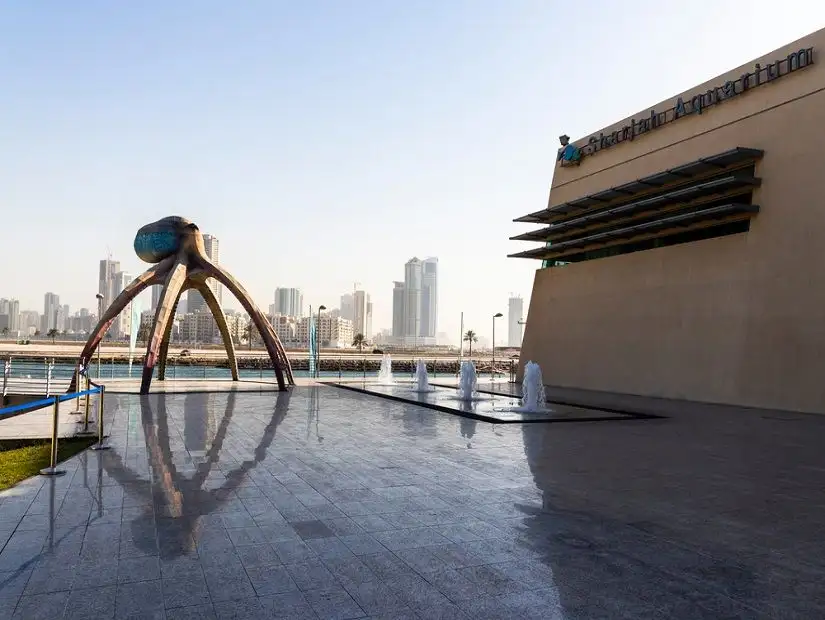 Exterior of the Sharjah Aquarium