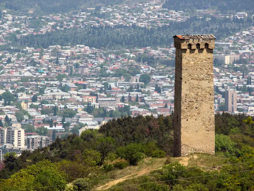 Svan tower in Open Air Museum of Ethnography, Tbilisi, Georgia