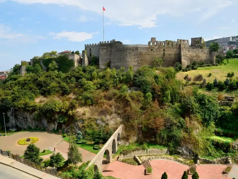 View of Trabzon Castle, also known as Walls of Trebizond