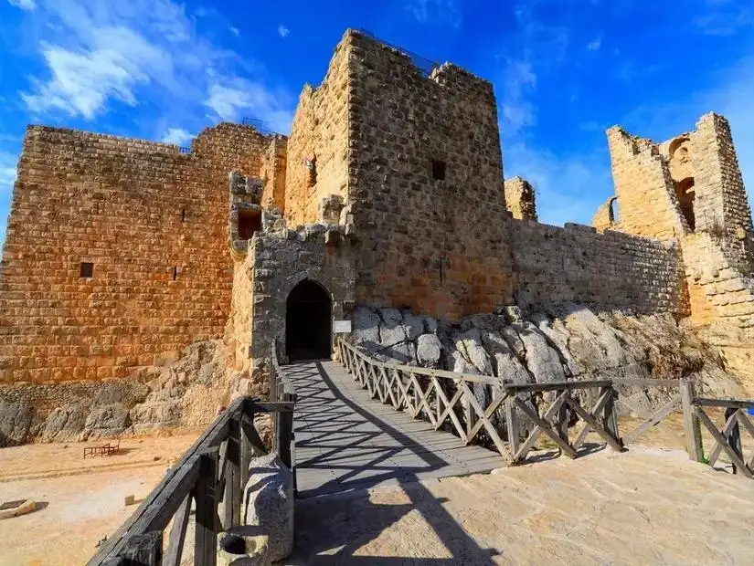 Ajloun Castle, a 12th-century hilltop fortress with panoramic views over the Jordan Valley.