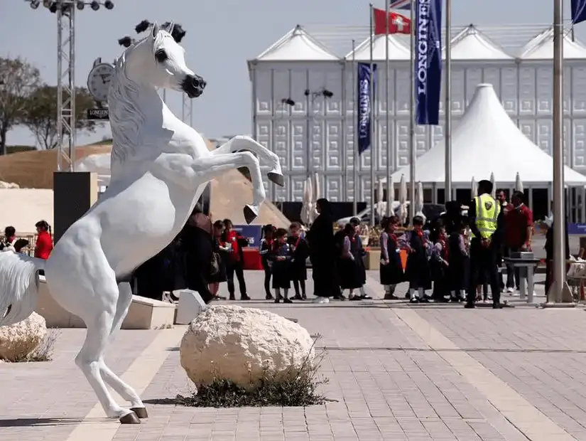 A premier equestrian center celebrating Arabian horse heritage.