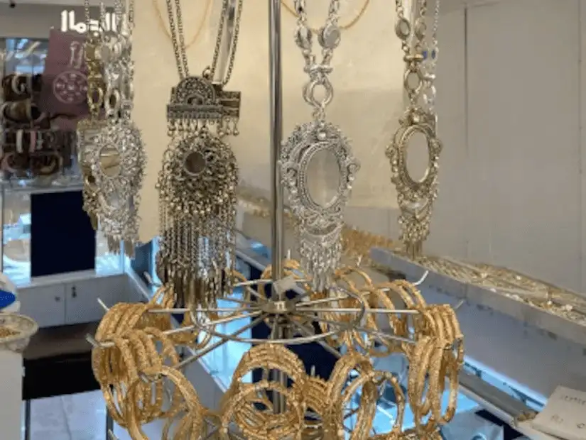 Exquisite treasures on display at Andalus Mall's jewelry boutique.