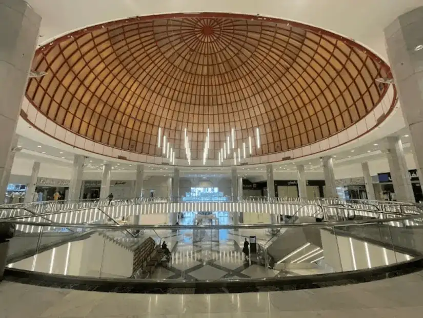 Architectural splendor under Andalus Mall's grand dome