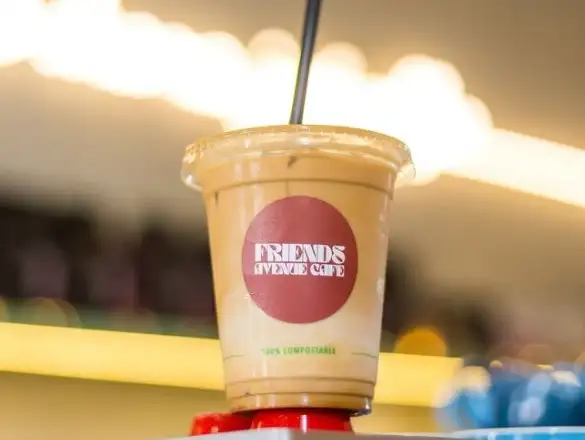 Iced coffee from Friends Avenue Café.