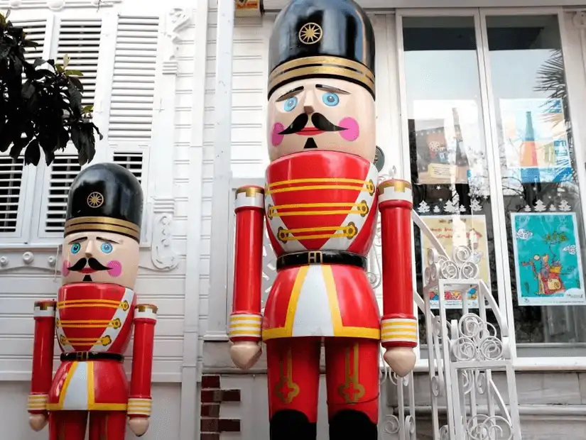 The entrance to the Istanbul Toy Museum, featuring a playful and whimsical atmosphere.