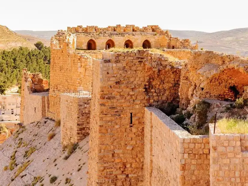 The ancient ruins of Karak Castle, offering a glimpse into Jordan's rich history.