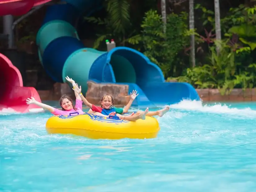 Creative fun flows at Legoland Water Park.