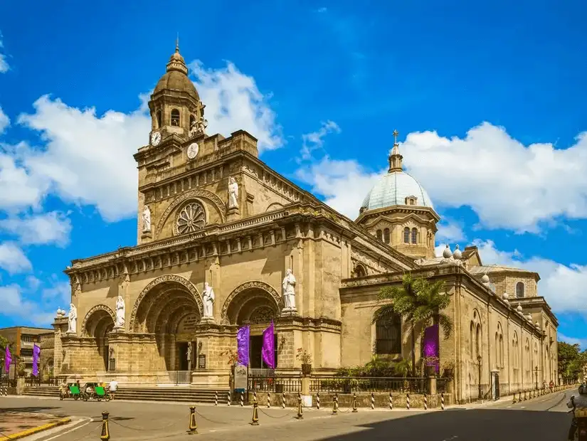 Manila Cathedral, a historic religious structure.