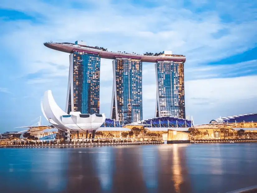 Marina Bay Sands, an architectural wonder and luxury resort in Singapore.