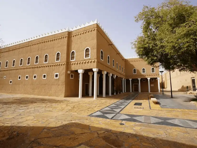 Traditional design of the Murabba Palace complex.