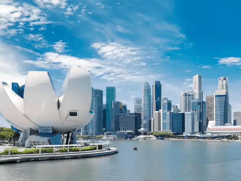 The ArtScience Museum, an innovative blend of art, science, and technology on Marina Bay.