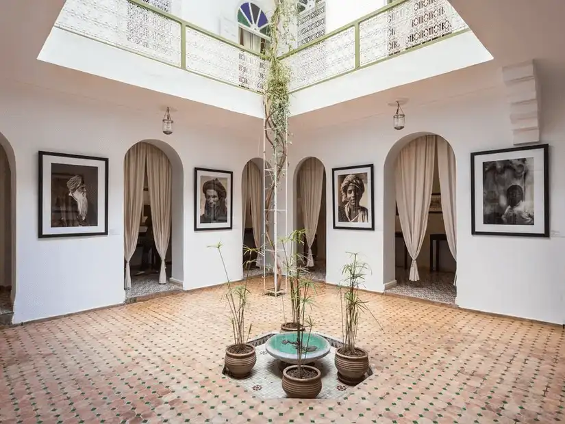 A corner of the Museum of Photography, dedicated to capturing the visual history of Morocco.