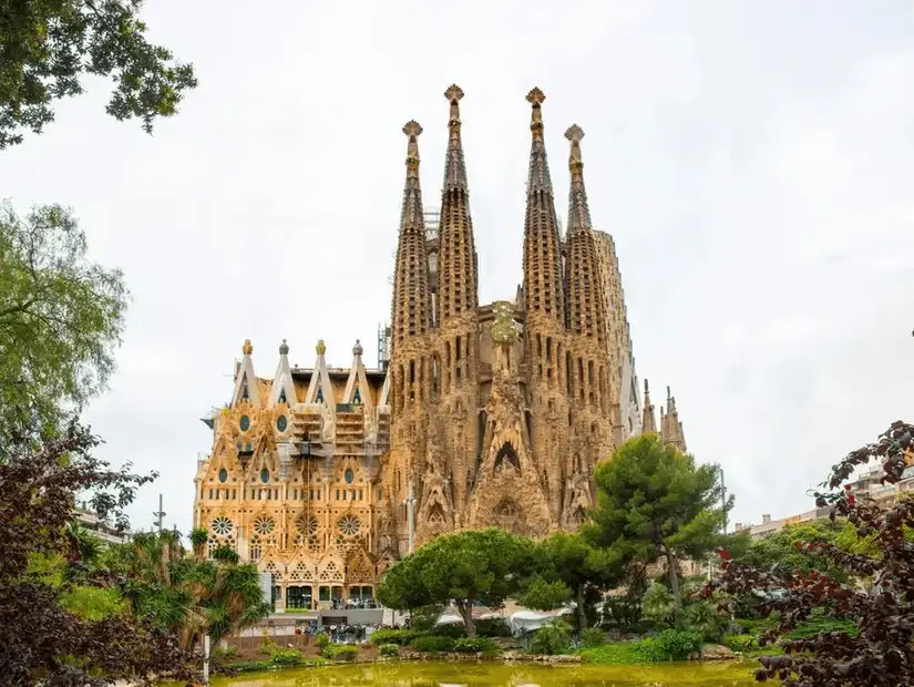 Gaudí’s iconic and still unfinished masterpiece in Barcelona.