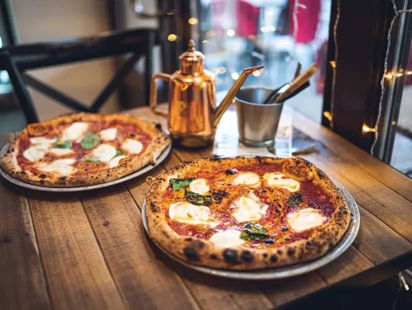 Authentic pizza from a traditional trattoria.