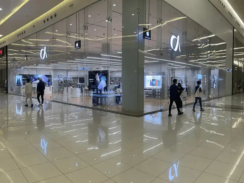 Chic and modern, GAP displays its seasonal sales, inviting shoppers to enjoy discounts on trendy apparel.
