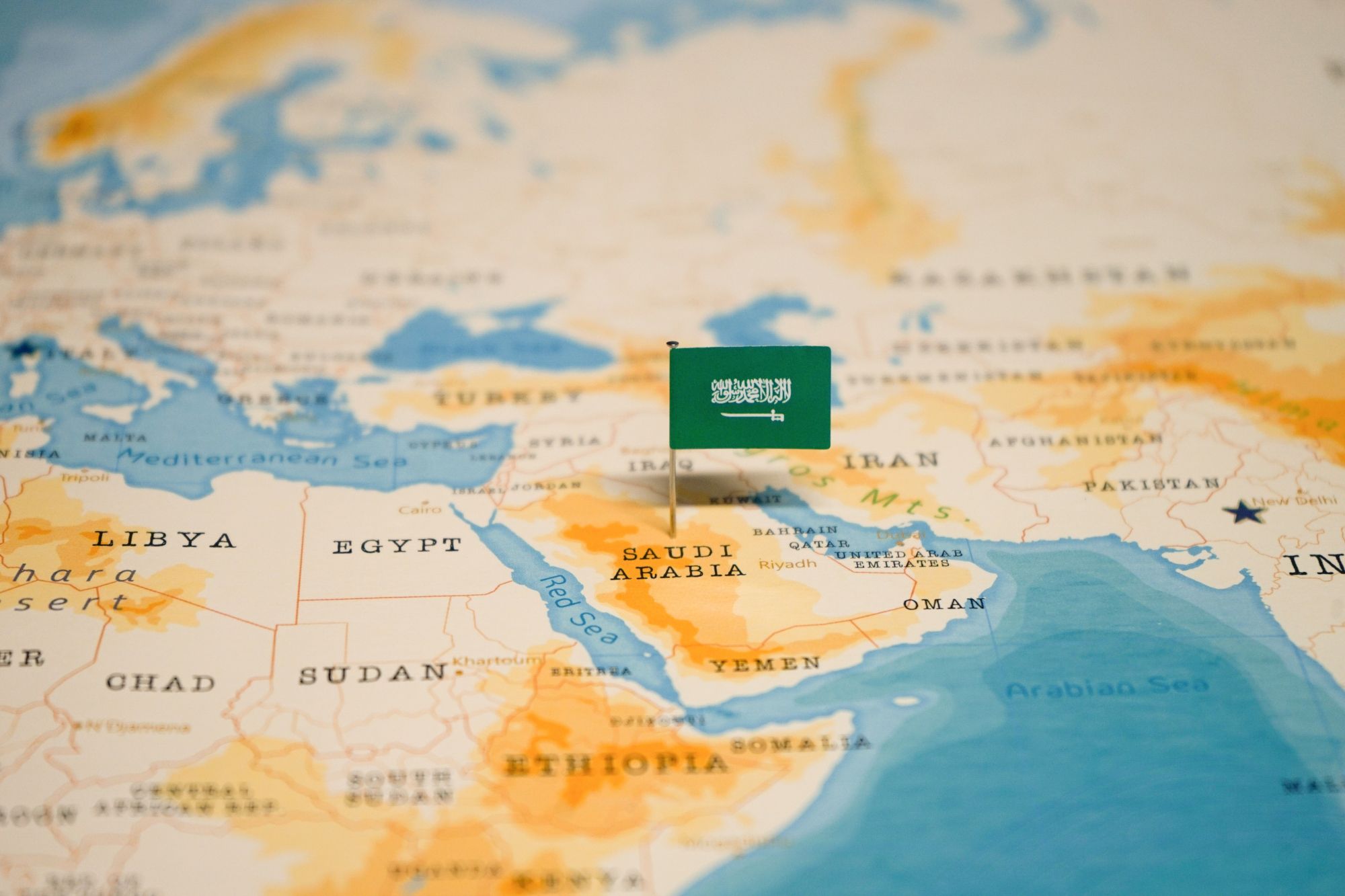 تعرف على خريطة السعودية 